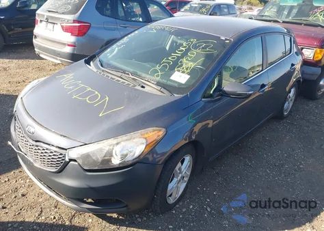 2015 Kia Forte Ex из США, поврежденный, VIN KNAFX5A89F5368970